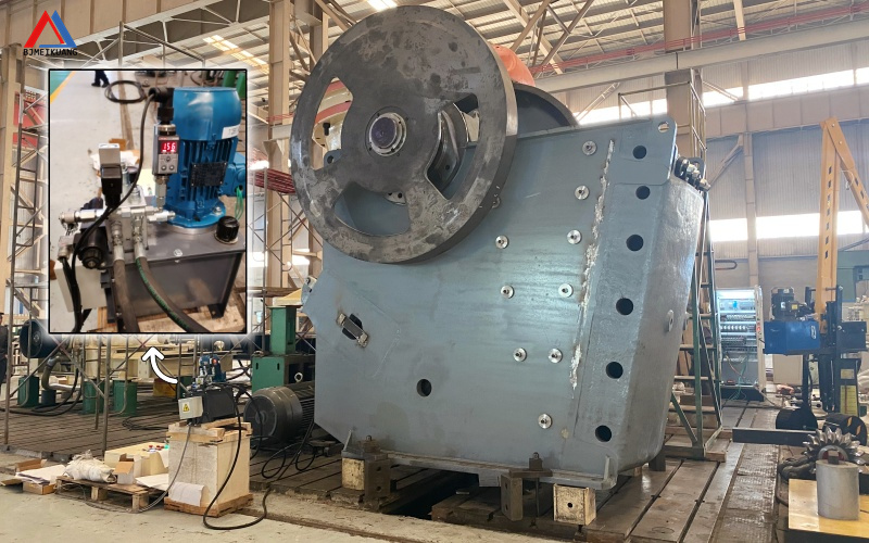 砂石骨料生產線安全升級：北京美礦顎破液壓站，提供全維度安全守護